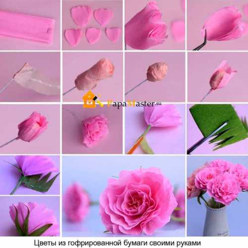 Как сделать бумажные цветы своими руками